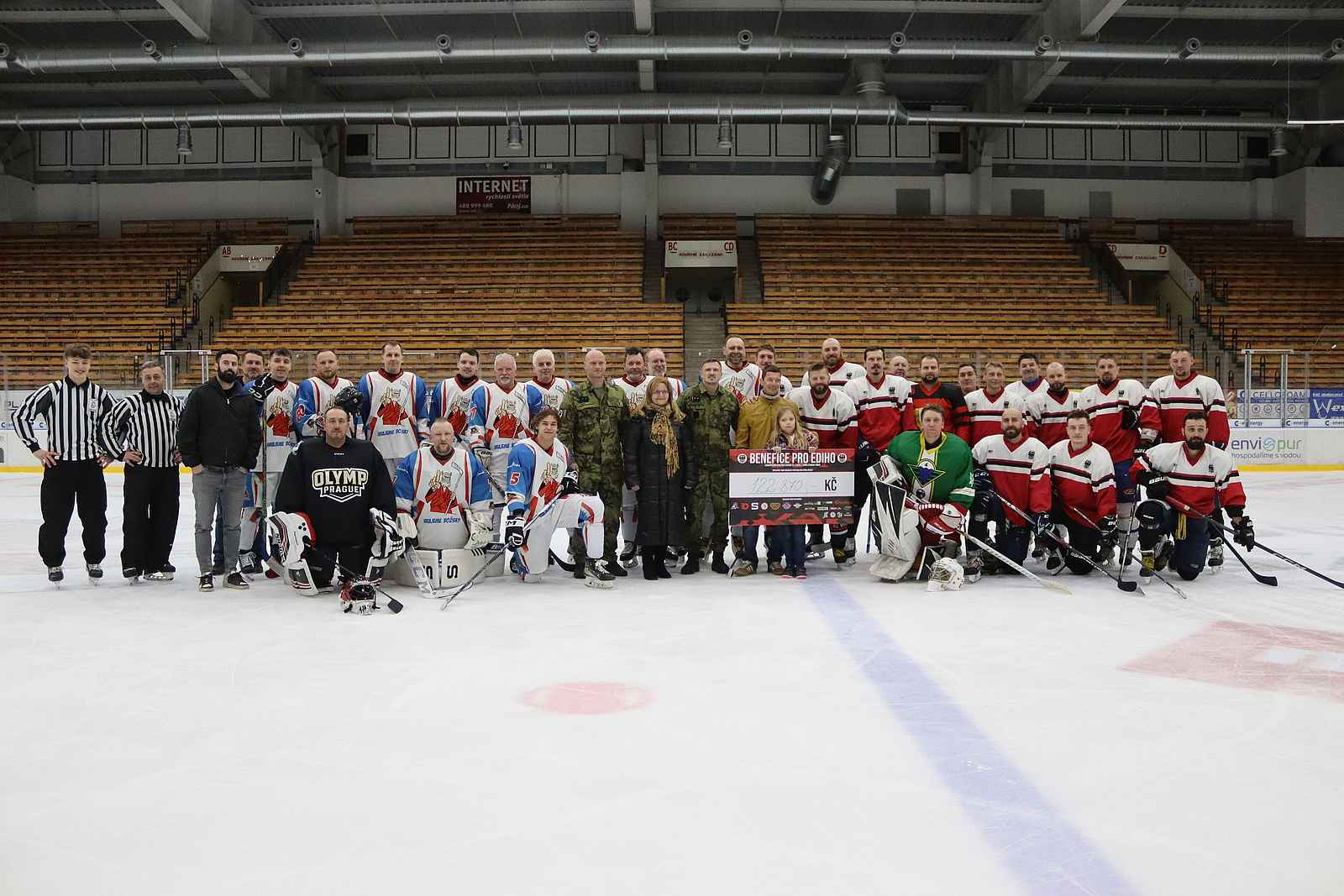 Vojáci a HC Olymp opět otevřeli své srdce