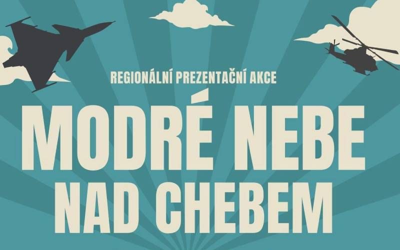 Spojovací vojsko zve na akci Modré nebe nad Chebem