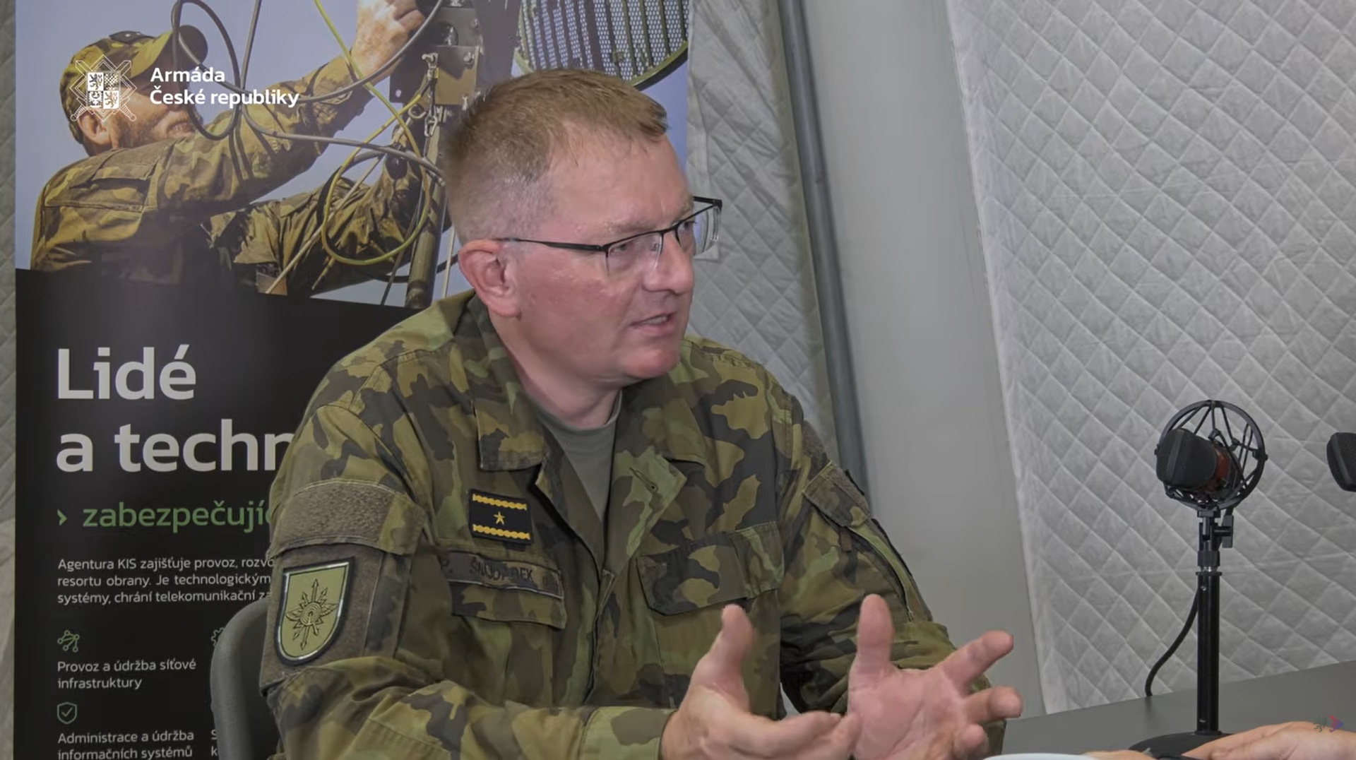 Signal Bečva: hostem ředitel Sekce KIS generál Petr Šnajdárek