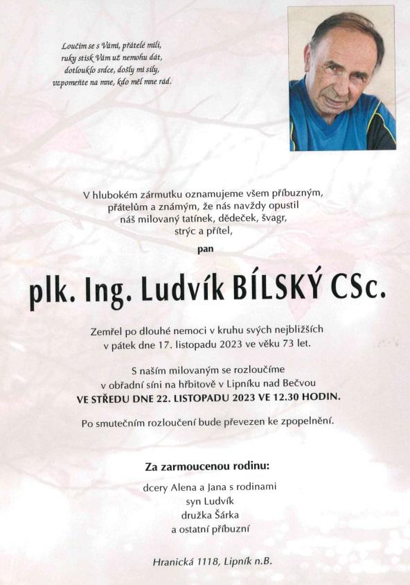 Spojaři se loučí s plk. Ing. Ludvíkem Bílským CSc. 