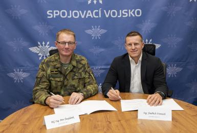 Ministerstvo obrany podepsalo se společností O2 memorandum o spolupráci v oblasti mobilních privátních sítí. Technologie pomůže armádě, záchranářům i krizovému řízení