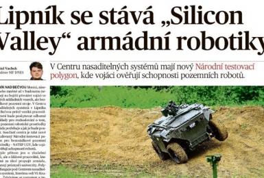 NATEP na stránkách iDNES: Spojovací vojsko ukazuje směr budoucnosti